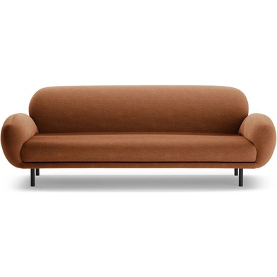 Micadoni Теракотен диван от букле 208 cm Poppy - Micadoni (MIC_3S_101_F1_POPPY3)