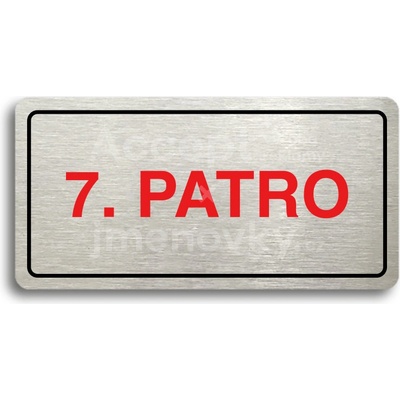 ACCEPT Piktogram 7. PATRO - stříbrná tabulka - barevný tisk