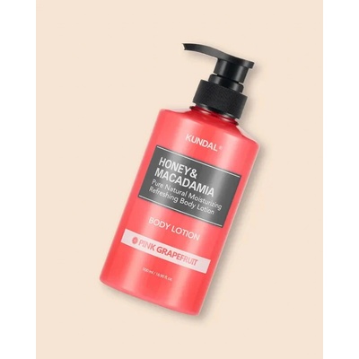 KUNDAL Telové mlieko Honey & Macadamia Pure Body Lotion Pink Grapefruit 500 ml