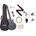 Cascha Carbon Fibre Acoustic Guitar Premium SET Black Matte Фолк китара