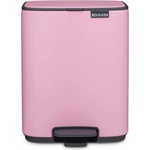 Brabantia Кош за боклук Brabantia Bo Pedal 1010445, 7 л, Плавно затваряне, Гумирана основа, Розов (1010445)