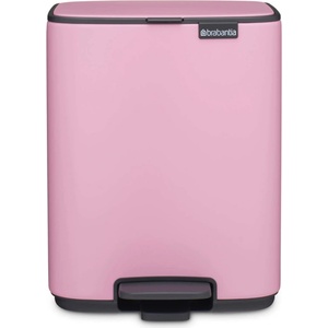 Brabantia Кош за боклук Brabantia Bo Pedal 1010445, 7 л, Плавно затваряне, Гумирана основа, Розов (1010445)