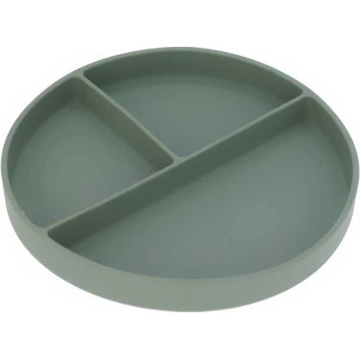 Excellent Houseware Talíř s přihrádkami, 20 cm, zelený