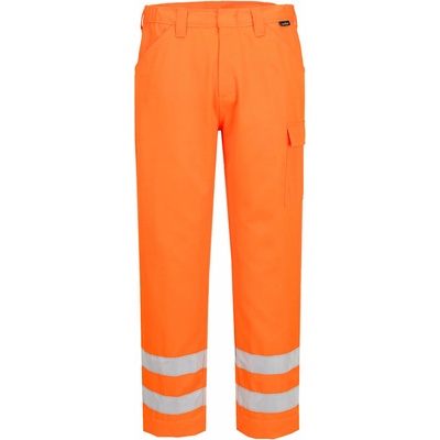 Portwest nohavice EST46 ES1 Essential Hi-Vis Combat reflexní Oranžová