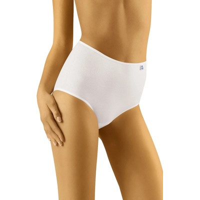 Wol-Bar Бикини с висока талия Figi-Tahoo-Maxi-Biae-BiayV-53325-Biały - Черен, размер XXL