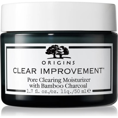 Origins Clear Improvement® Pore Clearing Moisturizer With Bamboo Charcoal хидратиращ крем против акне 50ml