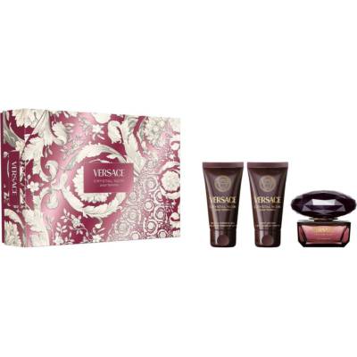 Versace Crystal Noir Gift Set EDP 50 ml + Shower Gel 50 ml + Body Lotion 50 ml за жени