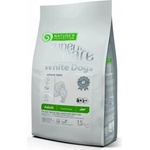 AKVATERA Nature's Protection DOG - White Dogs Grain Free Insect Adult Small and Mini Breed, висококачествена храна за пораснали кучета от дребни породи с бяла козина, с насекоми, Литва - 10 кг