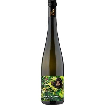 Mlýnek Veltlínské zelené, pozdní sběr, "Perná, Věstoňsko", 2024 13,5% 0,75 l (holá láhev)
