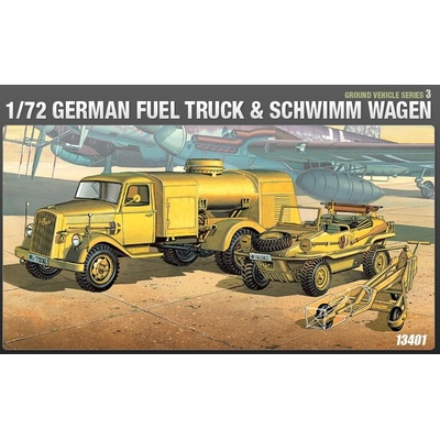 Academy 13401 German Fuel Truck Schwimmwagen 1:72