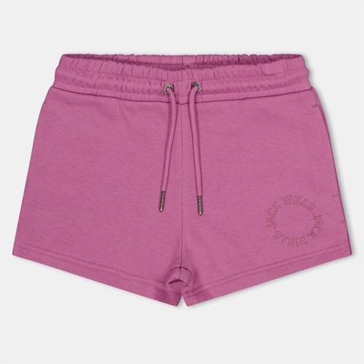 Jack Wills Поларени къси панталони Jack Wills Kids' Fleece Jogger Shorts - Mulberry
