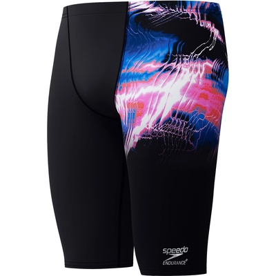 Speedo placement printed jammer black/pink xs - uk30