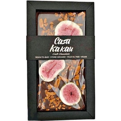 CASA KAKAU шоколад casa ДАРК СМОКИНЯ И КАРАМел БАДЕМ 80ГР