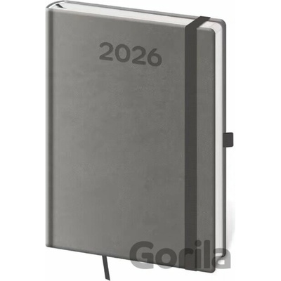 Helma Print Pop B6 Týdenní 2026 šedý
