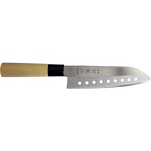 SEKIRYU nůž Santoku s dírkami 17 cm