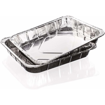 Happy Green Sada grilovacích alu nádob 22,5 x 17,5 x 3,5 cm, 2 ks