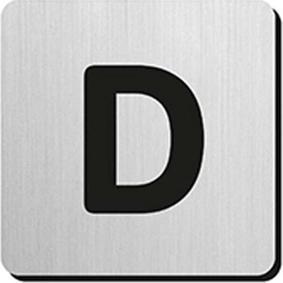 JNF - Piktogram písmeno "D" IN.34.300 - 75 mm - nalepovací | Dveře a dveřní příslušenství Dveřní kování, dveřní příslušenství MP kování Číslice a piktogramy Piktogramy