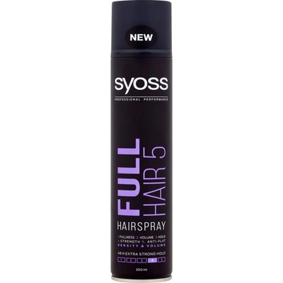 Syoss Full hair 5 лак за коса, 300мл