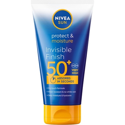 Nivea Sun Protect & Moisture hydratačné mlieko na opaľovanie s kyselinou hyalurónovou SPF50+ 150 ml
