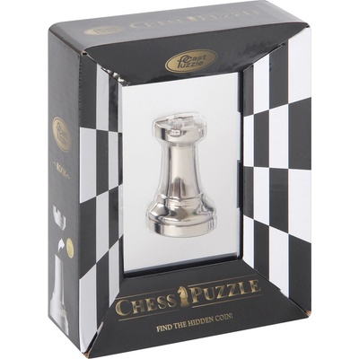 Hanayama Метален логически пъзел Hanayama - Cast Chess Rook (473682)