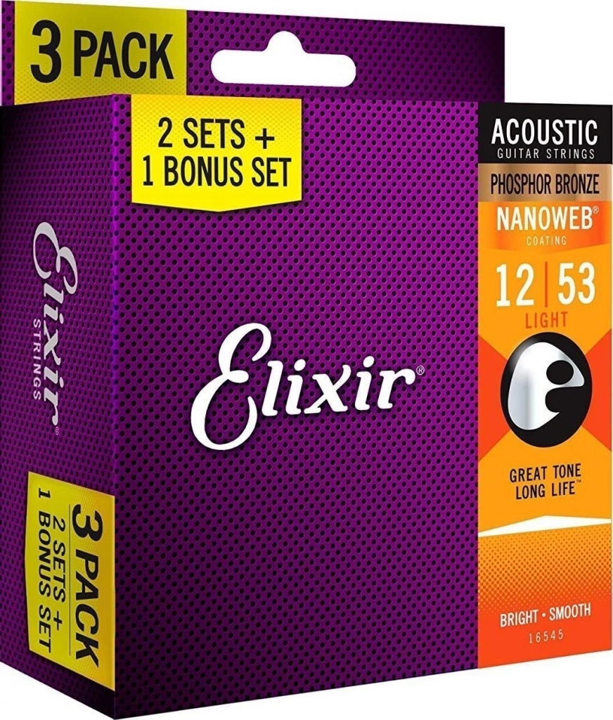 Elixir 16545 3-PACK