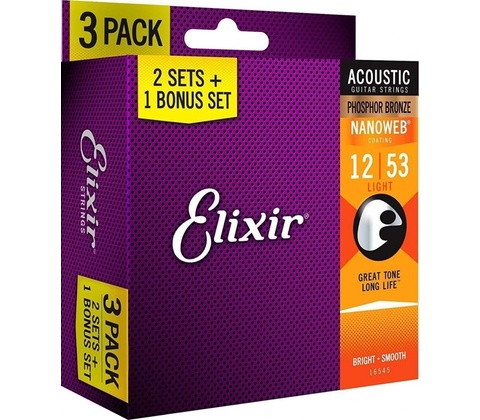 Elixir 16545 3-PACK