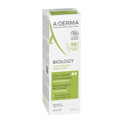 A-Derma Biology Výživný hydratační krém 40 ml