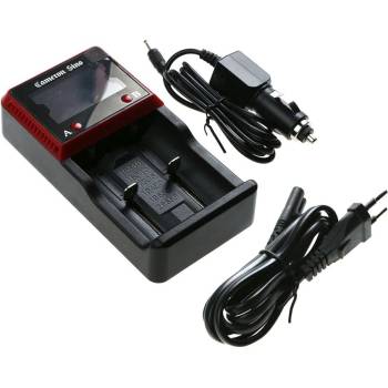 Cameron Sino Интелигентно зарядно устройство за батерии Cameron Sino с дисплей, 2 слота (DF-MDH5E)