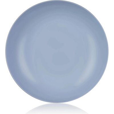 Hlboký plastový tanier 22 cm CULINARIA ICE modrý