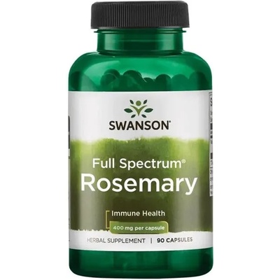 Swanson Full Spectrum Rosemary, 400 mg, 90 капсули, Swanson (SW1340)