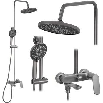 Rea Комплект за душ REA Marco Gun Grey (REA-P5600)