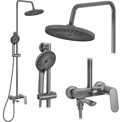 Rea Комплект за душ REA Marco Gun Grey (REA-P5600)