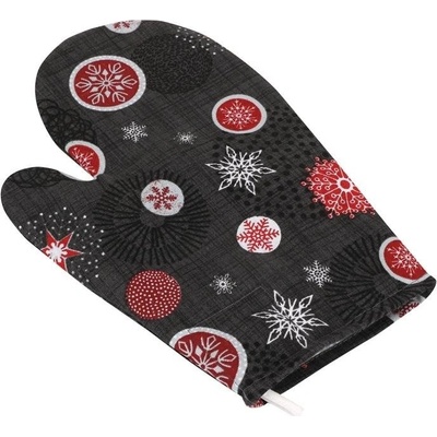 Bellatex chňapka Vianoce CH/121 vianočné ozdoby sivé 28x18 cm