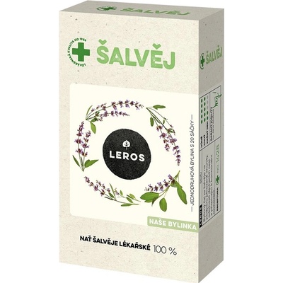 Leros Šalvěj bylinný čaj 20 x 1,5 g