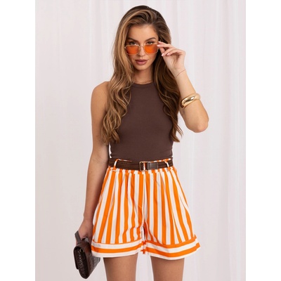 Italy Moda šortky IT-SN-FL10552YGM.64 oranžová