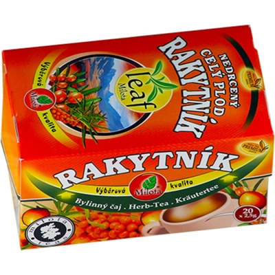 Milota Rakytník celý nedrcený plod LEAF Hippophae rhamnoides fructus tot.50 g