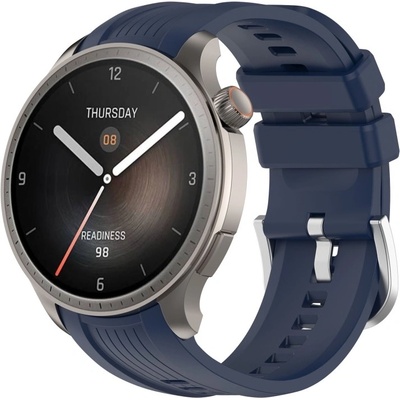 PROTEMIO SILICONE Vymeniteľný remienok pre Amazfit Balance tmavomodrý 85693