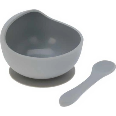 Excellent Houseware Miska s přísavkou šedá 12 cm
