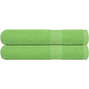 vidaXL Кърпи за сауна FROGN 2 бр. Ябълково зелени 80x200 см 360 г/м2 (137031)