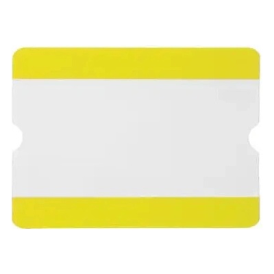 Samolepicí vyznačovací kapsy WT-5118, A4 otevřená – PVC, žlutá, 302×290 mm, balení 10 ks