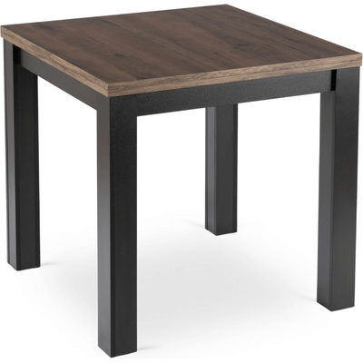 JAKS Rozkladací stôl Max čierny 80 - 160 cm orech