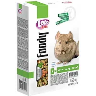 Lolo Pets Пълноценна храна за Чинчила 450 гр (lo - 71600)