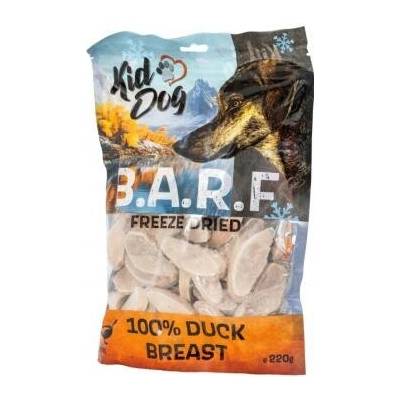 Kiddog B.A.R.F. 100% Duck breast freeze dried 220 g