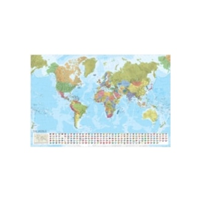 World Political Marco Polo Wall Map