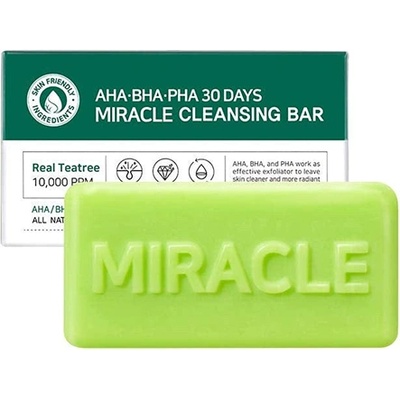 Some By Mi AHA BHA PHA 30 Days Miracle Cleansing Bar хидратиращ почистващ сапун за мазна и проблемна кожа унисекс 106 гр