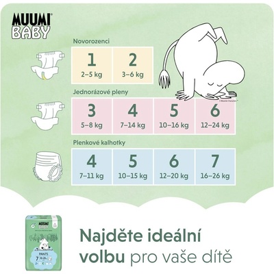 Muumi Walkers Extra Large 16-26 kg 34 ks