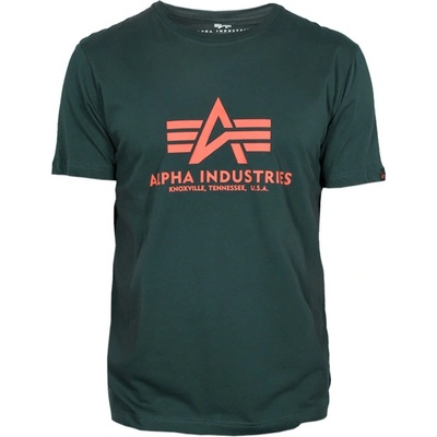 Alpha Industries tričko Basic T Shirt petrolejové