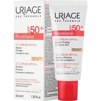 Uriage Roseliane CC Crème SPF50+ hydratační a ochranný krém 40 ml – Zboží Dáma