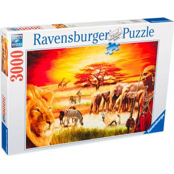 Ravensburger Пъзел Ravensburger от 3000 части - Африка (17056)