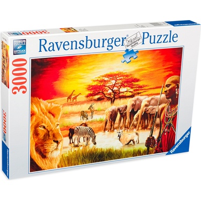 Ravensburger Пъзел Ravensburger от 3000 части - Африка (17056)
